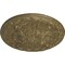 Ekena Millwork Stockport Ceiling Medallion, Hand-Painted Mississippi Mud Crackle, 11 3/4"OD x 3/8"P CM12STMMC - alternate 4